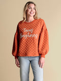 The Campus Quilted Pullover | Texas