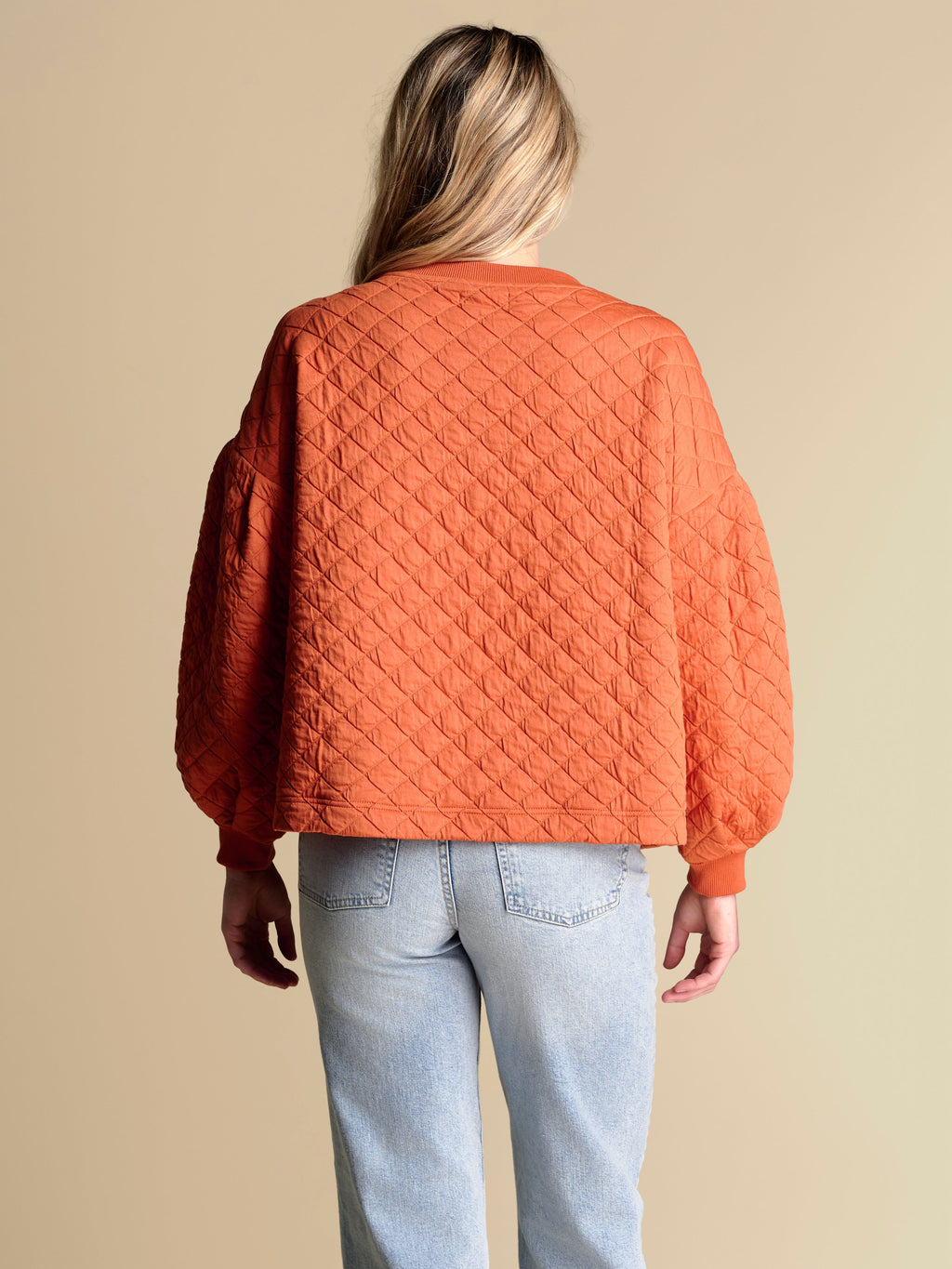 The Campus Quilted Pullover | Texas